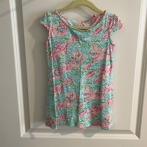 EUC Lilly Pulitzer cotton shift Lobster Roll